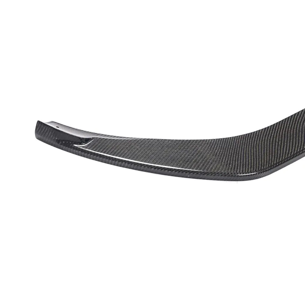 Carbon Fiber W205 C Class Front Center Lip for Mercedes Benz C205 S205 A205 C43 AMG 2D 4D 2020-2021