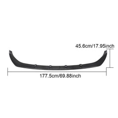 Carbon Fiber W205 C Class Front Center Lip for Mercedes Benz C205 S205 A205 C43 AMG 2D 4D 2020-2021