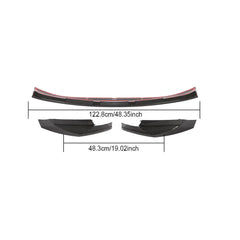 Dry Carbon Fiber G80 M3 G82 M4 Front Bumper Lip for BMW 3 4 Series 2D 4D 2021-2022
