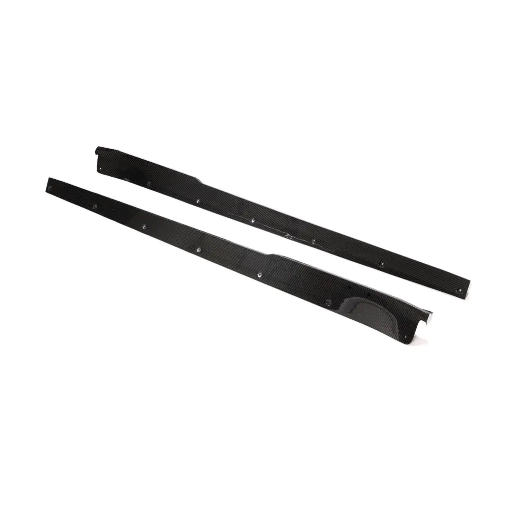 ED-HAX9003 Carbon Fiber Side Skirts for Porsche 911 991 Carrera 4 S 4S Coupe 2-Door 2017