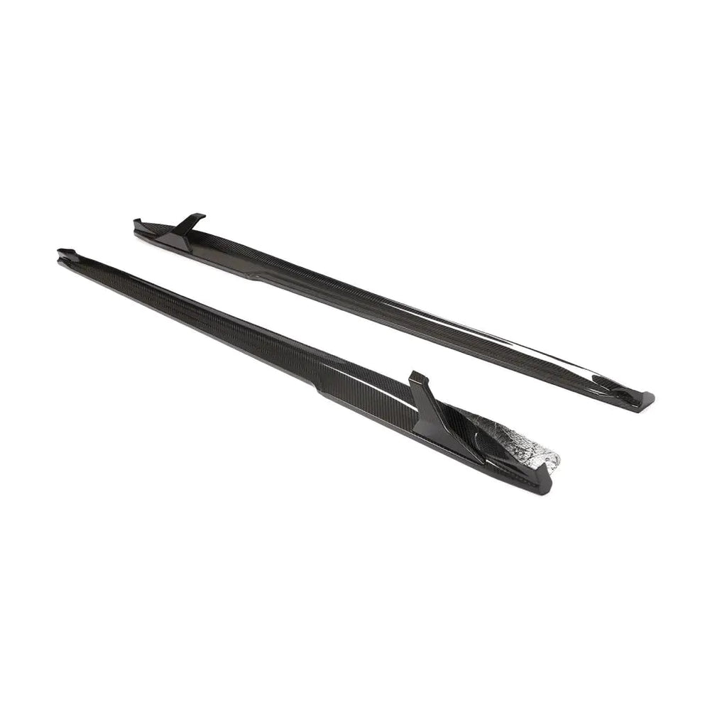 ED-HAX9003 Carbon Fiber Side Skirts for Porsche 911 991 Carrera 4 S 4S Coupe 2-Door 2017