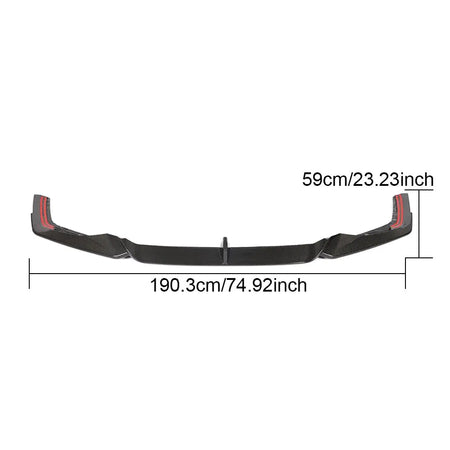 ED-HAX9025 Carbon Fiber Front Lip for Audi RS7 Sportback Hatchback 4-Door 2020-2021