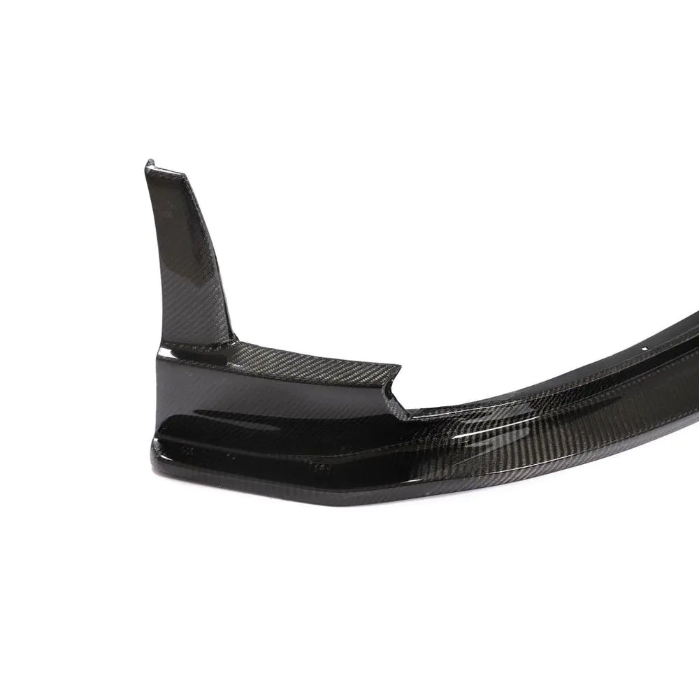 For Porsche 718 Boxster Cayman 16-19 Carbon Fiber Front Bumper Lip Spoiler