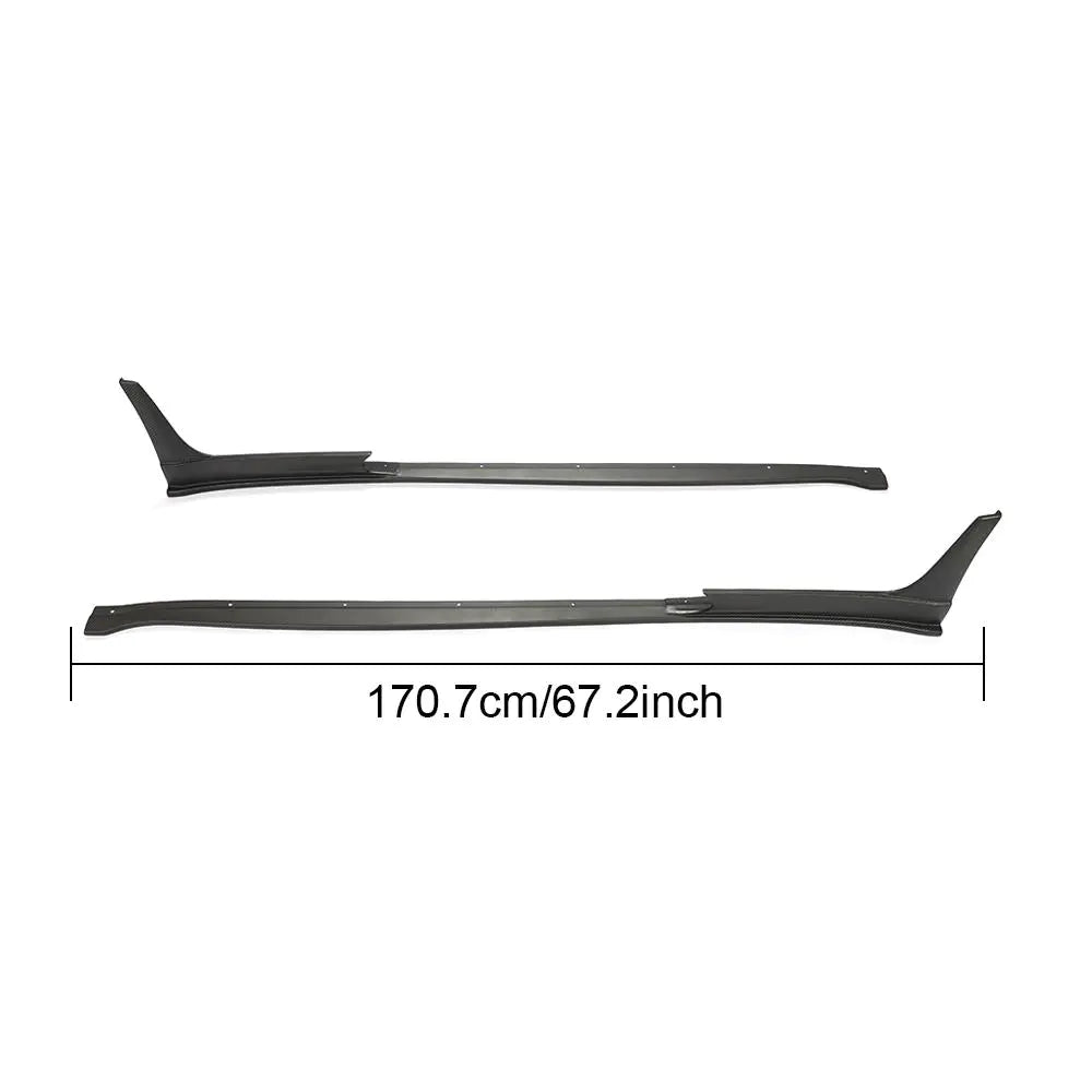 For Porsche 718 Boxster Cayman 16-19 Carbon Fiber Side Skirts