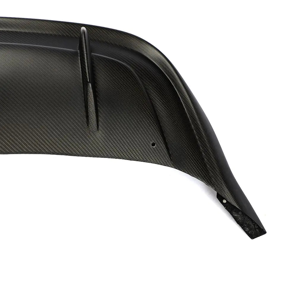For Porsche 718 Boxster Cayman 16-19 Matte Carbon Fiber Rear Bumper Diffuser Lip
