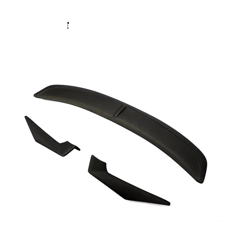 JC-HLY403 For Porsche 718 Boxster Convertible 16-21 Matte Carbon Fiber Rear Racing Spoiler Boot Wing Lip
