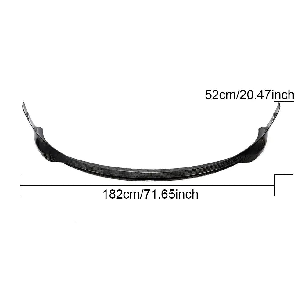 For Tesla Model 3 Sedan 16-20 Carbon Fiber Front Bumper Lip Chin Spoiler