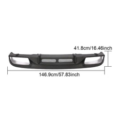 Carbon Fiber Rear Bumper Diffuser Spoiler For Mercedes Benz C205 C63 AMG S 15UP
