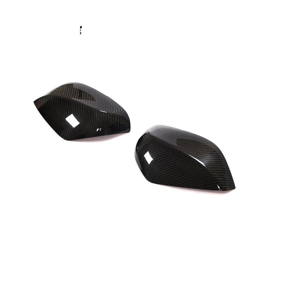 For Infiniti Q50 Q50S Q60 Q60S Q70 14-21 Dry Carbon Fiber Side Rear View Mirror Cover Caps Pair