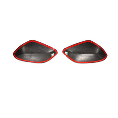 For Infiniti Q50 Q50S Q60 Q60S Q70 14-21 Dry Carbon Fiber Side Rear View Mirror Cover Caps Pair
