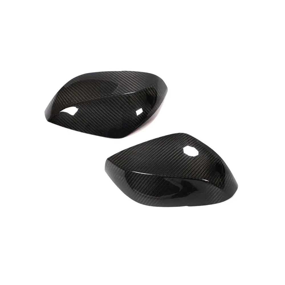 For Infiniti Q50 Q50S Q60 Q60S Q70 14-21 Dry Carbon Fiber Side Rear View Mirror Cover Caps Pair