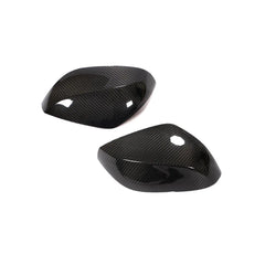 For Infiniti Q50 Q50S Q60 Q60S Q70 14-21 Dry Carbon Fiber Side Rear View Mirror Cover Caps Pair