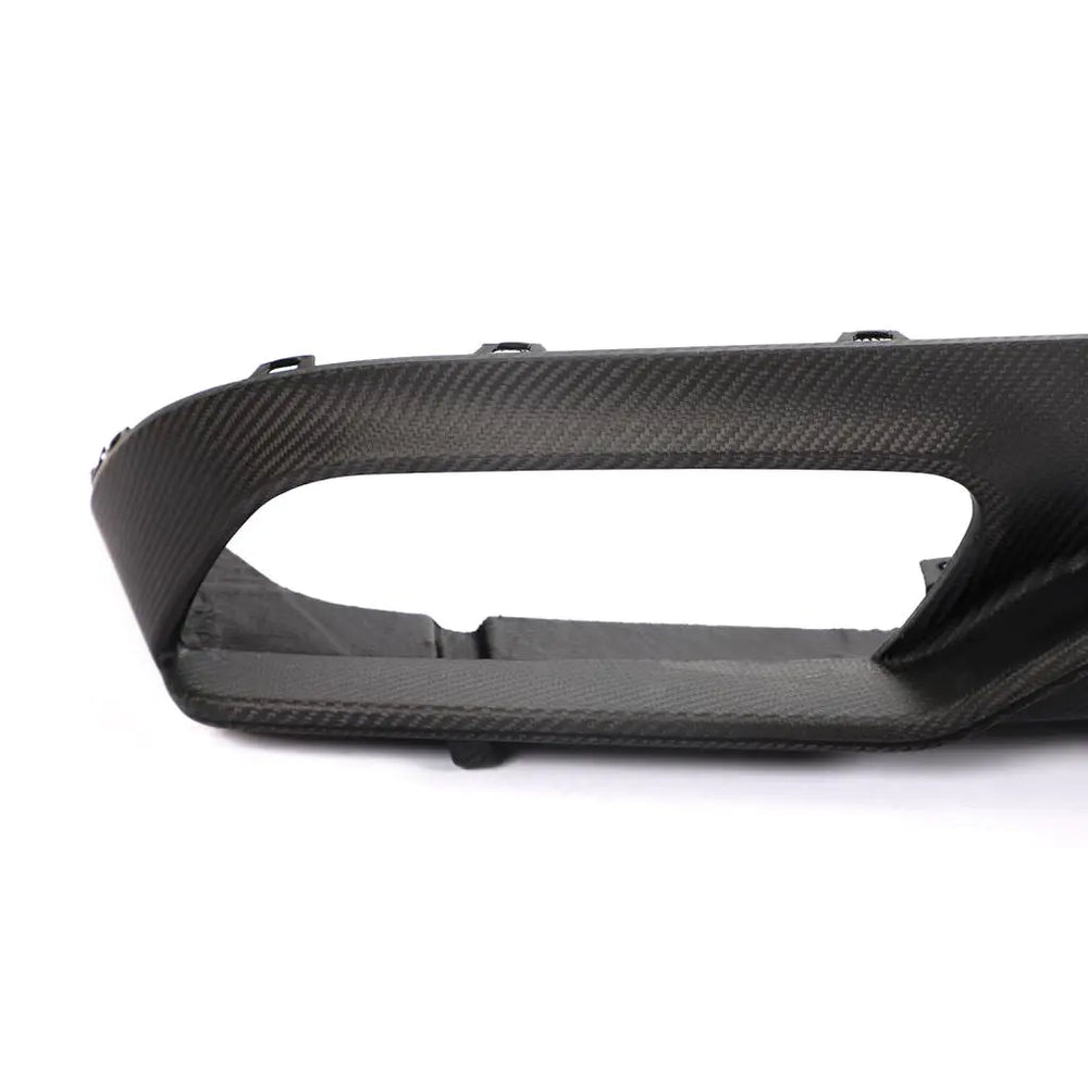 Carbon Fiber Rear Bumper Diffuser Spoiler For Mercedes Benz C205 C63 AMG S 15UP