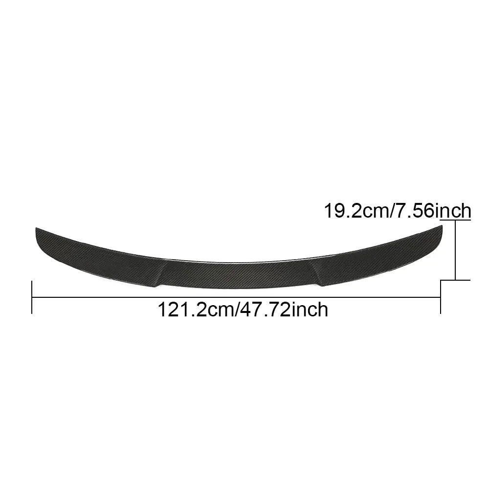 For BMW 4 Series G22 G82 M4 Coupe 2020UP Dry Carbon Fiber Rear Trunk Spoiler Boot Wing Lip