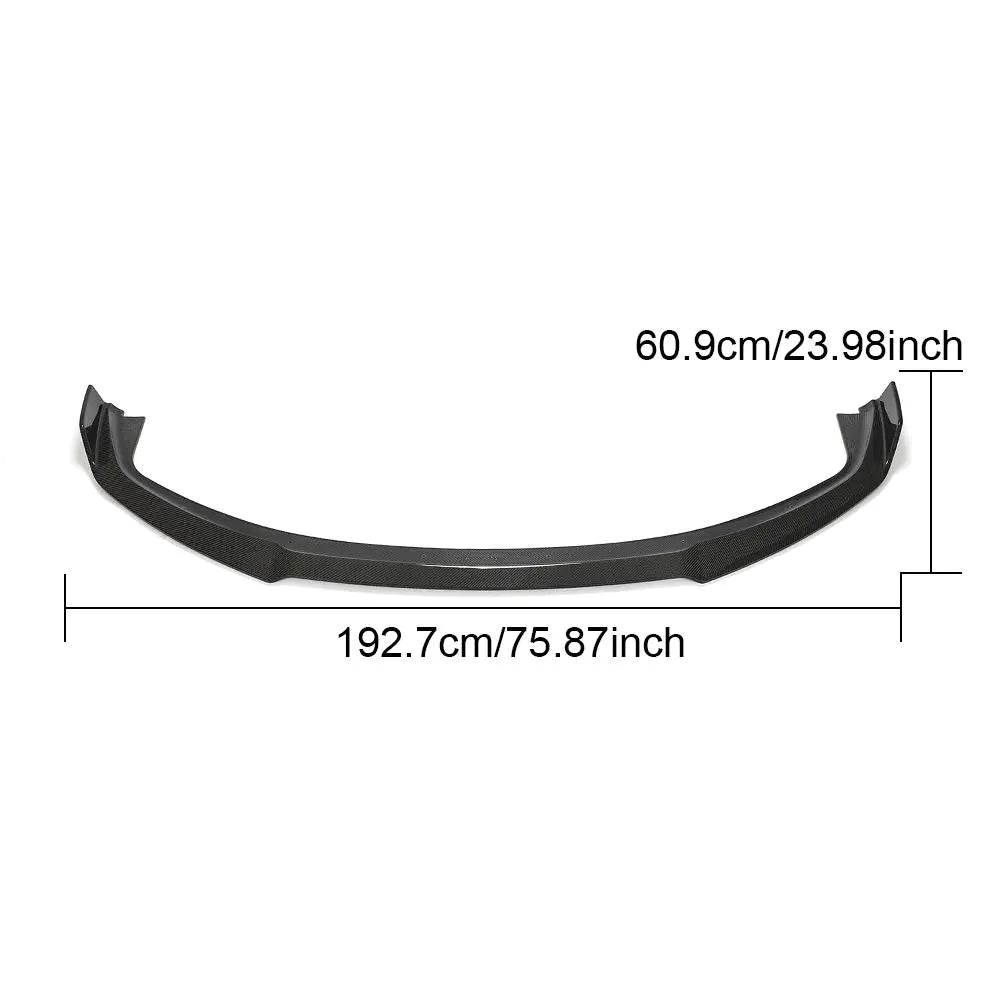 For Porsche Panamera 970 Base Hatchback 14-16 Carbon Fiber Front Bumper Lip Chin Spoiler Body Kit