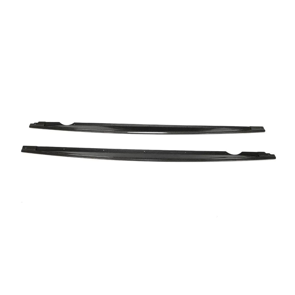 For Volkswagen VW Golf 8 MK8 R Hatchback 2021UP Carbon Fiber Side Skirts Door Rocker Panels Extension Lip