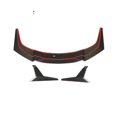 For Lamborghini Huracan LP600 LP610 Coupe 14-17 Dry Forged Carbon Fiber Front Bumper Lip Chin Spoiler Body Kit