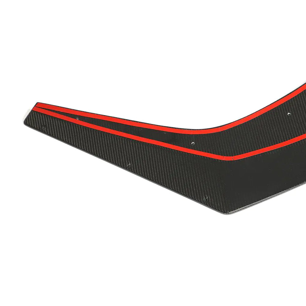 For Lamborghini Huracan LP600 LP610 Coupe 14-17 Dry Forged Carbon Fiber Front Bumper Lip Chin Spoiler Body Kit