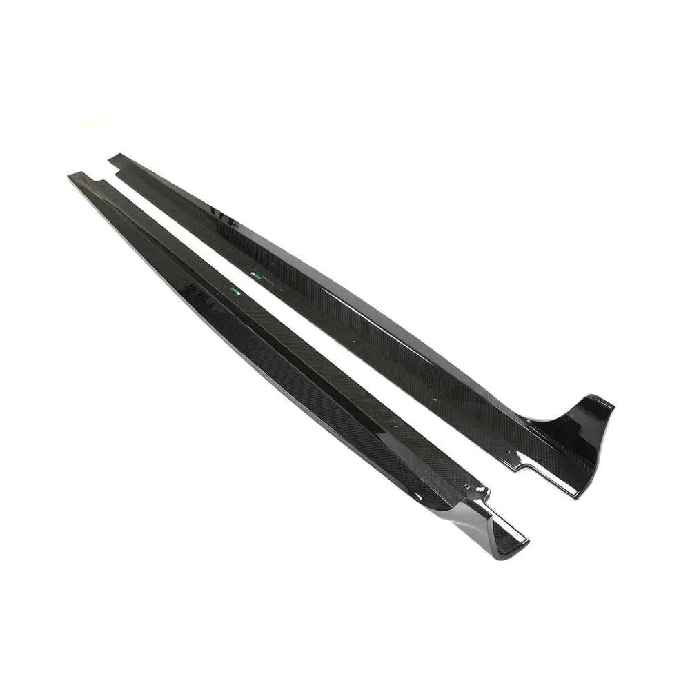 For Audi A5 B9 Sline S5 Sportback 2021UP Dry Carbon Fiber Side Skirts Door Rocker Panels Extension Lip