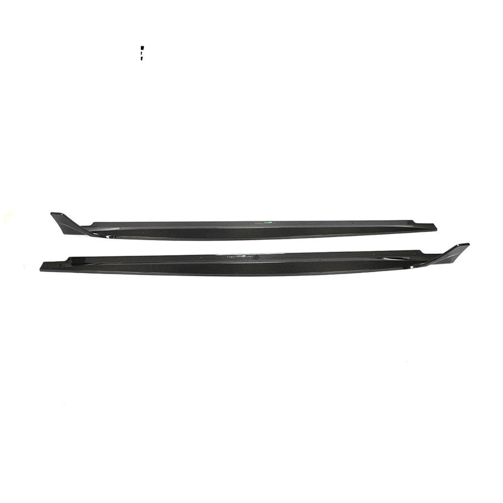 For Audi A5 B9 Sline S5 Sportback 2021UP Dry Carbon Fiber Side Skirts Door Rocker Panels Extension Lip