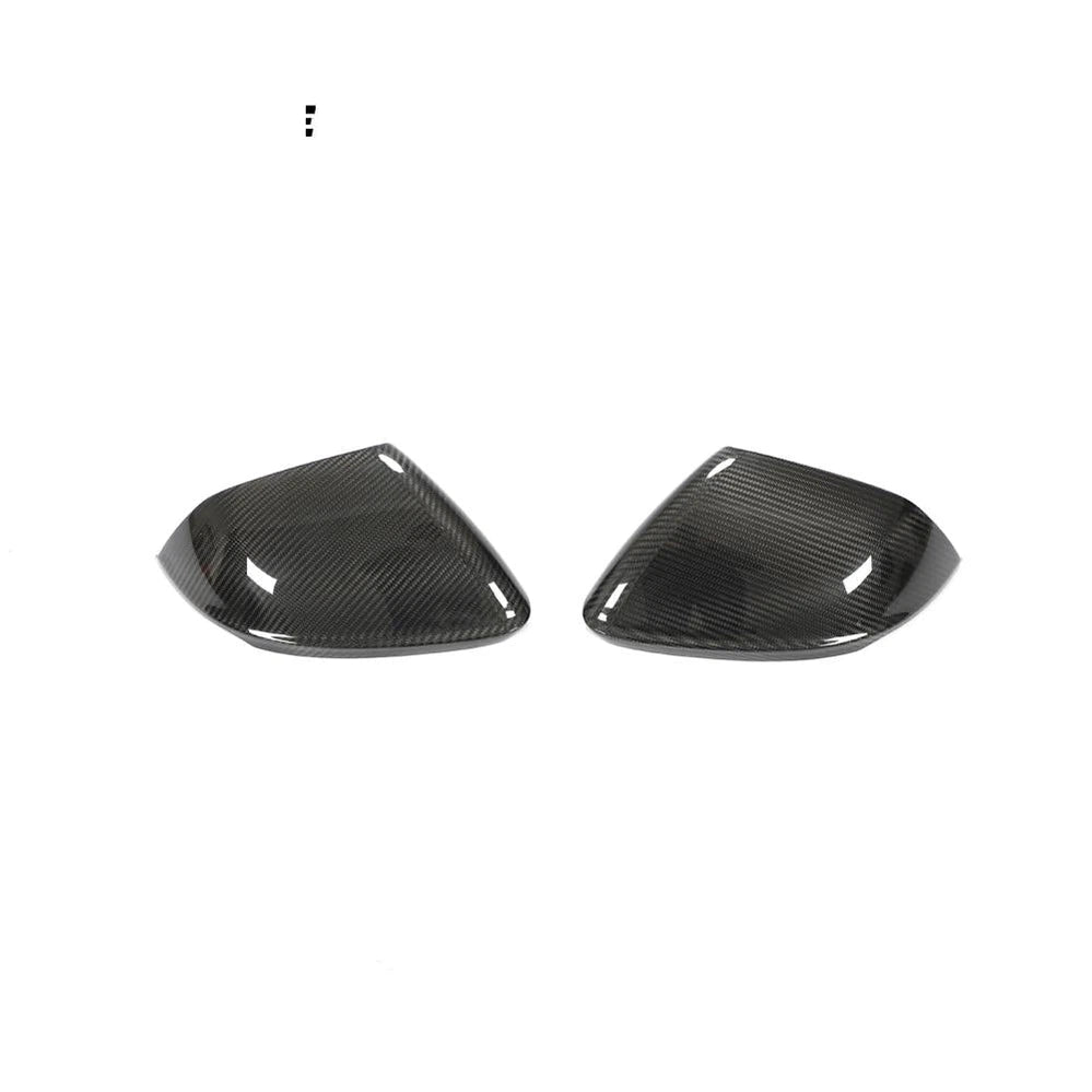Dry Carbon Fiber Add On Style Car Side Mirror Cover Caps Accessories for Lamborghini Urus Audi Q8 RSQ8 without assistant lane 2018-2021