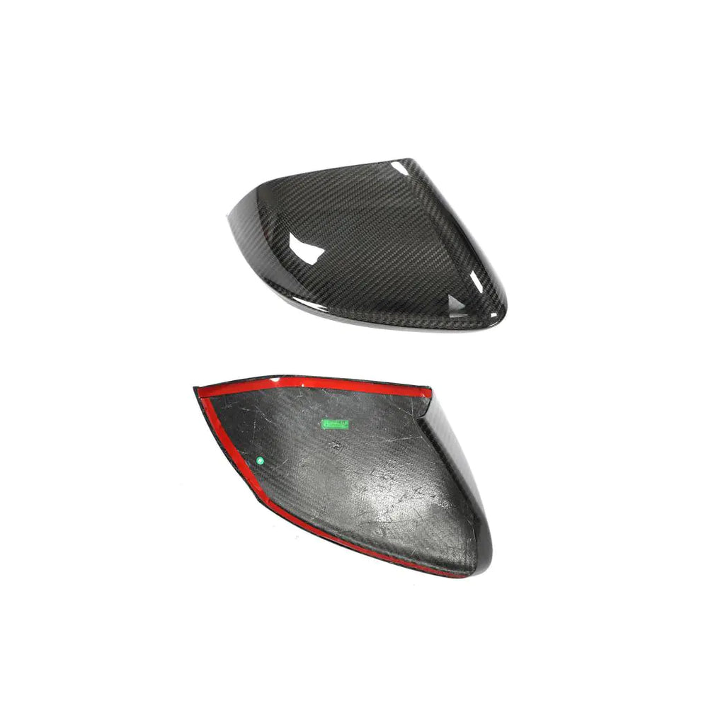 Dry Carbon Fiber Add On Style Car Side Mirror Cover Caps Accessories for Lamborghini Urus Audi Q8 RSQ8 without assistant lane 2018-2021