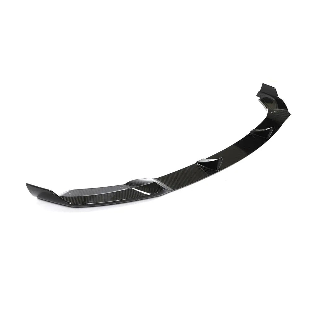 Dry Carbon Fiber Front Bumper Lip for Tesla Model Y Sport Utility 4-Door 2019-2021