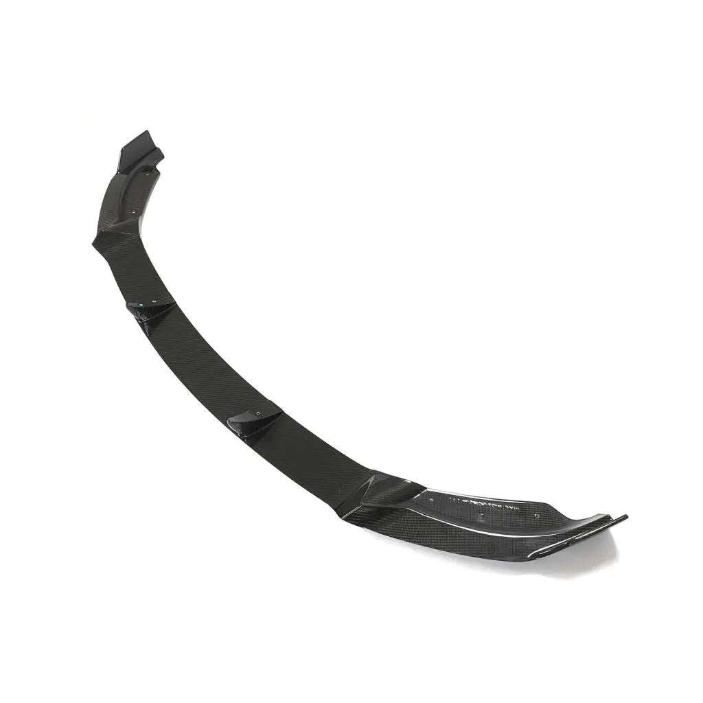 Dry Carbon Fiber Front Bumper Lip for Tesla Model Y Sport Utility 4-Door 2019-2021