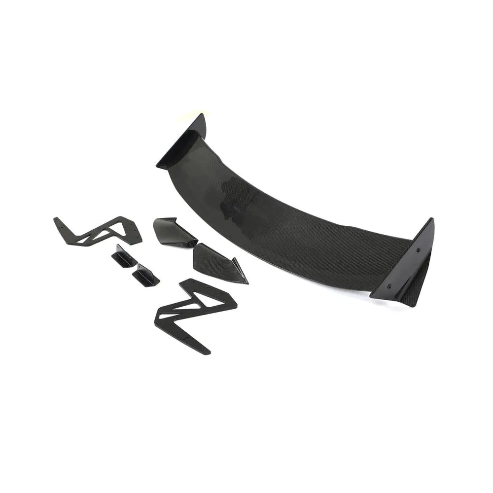 Dry Carbon Fiber Tail Wing Rear Trunk Lid Spoiler Wing for Tesla Model 3 Sedan 4-Door 2016-2021