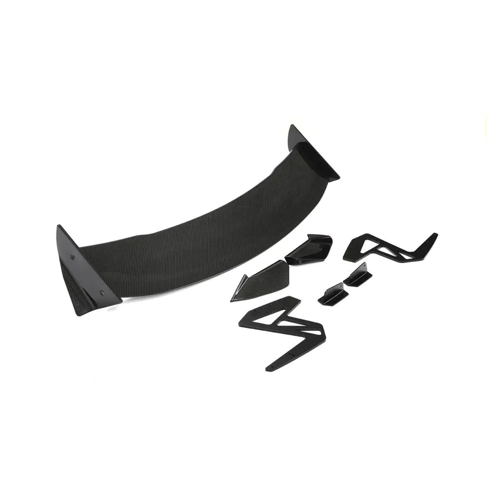 Dry Carbon Fiber Tail Wing Rear Trunk Lid Spoiler Wing for Tesla Model 3 Sedan 4-Door 2016-2021