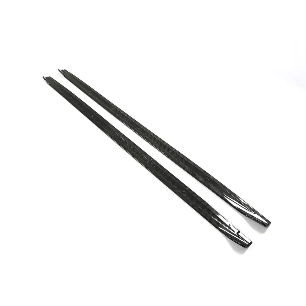 Carbon Fiber Side Skirt Extensions for Audi S3 8Y 4-Door 2021-2022