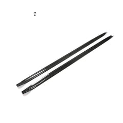 Carbon Fiber Side Skirt Extensions for Audi S3 8Y 4-Door 2021-2022