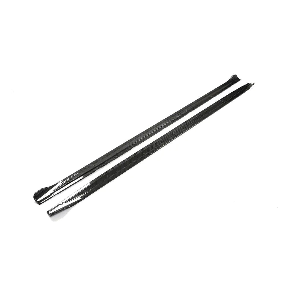 Carbon Fiber Side Skirt Extensions for Audi S3 8Y 4-Door 2021-2022
