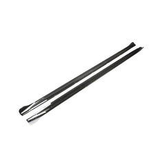 Carbon Fiber Side Skirt Extensions for Audi S3 8Y 4-Door 2021-2022
