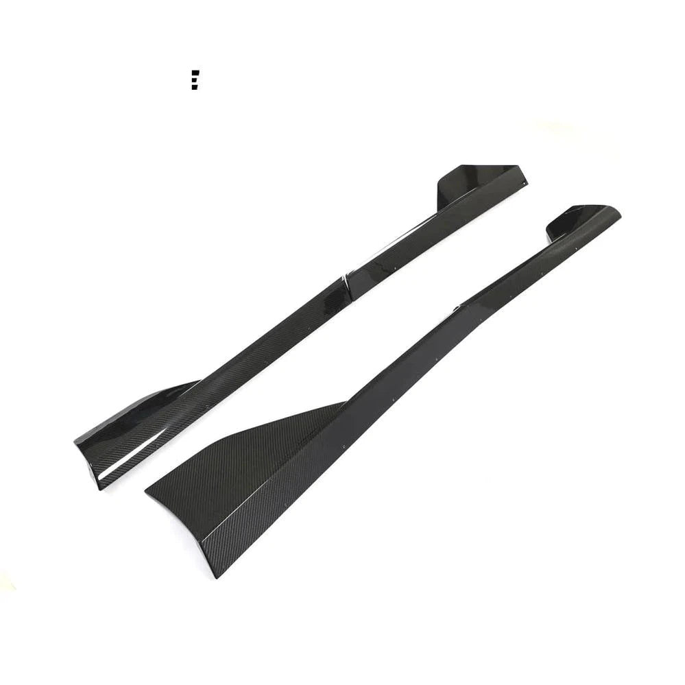 4PCS Pre-preg Dry Carbon Fiber Side Skirts for McLaren 570GT 570S 2-Door 2015-2020