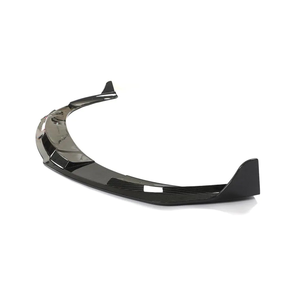 ML-YBX158-PRO Pre-preg Carbon Fiber Front Lip for Porsche Taycan Turbo 9J1 Sedan 4-Door 2019-2021