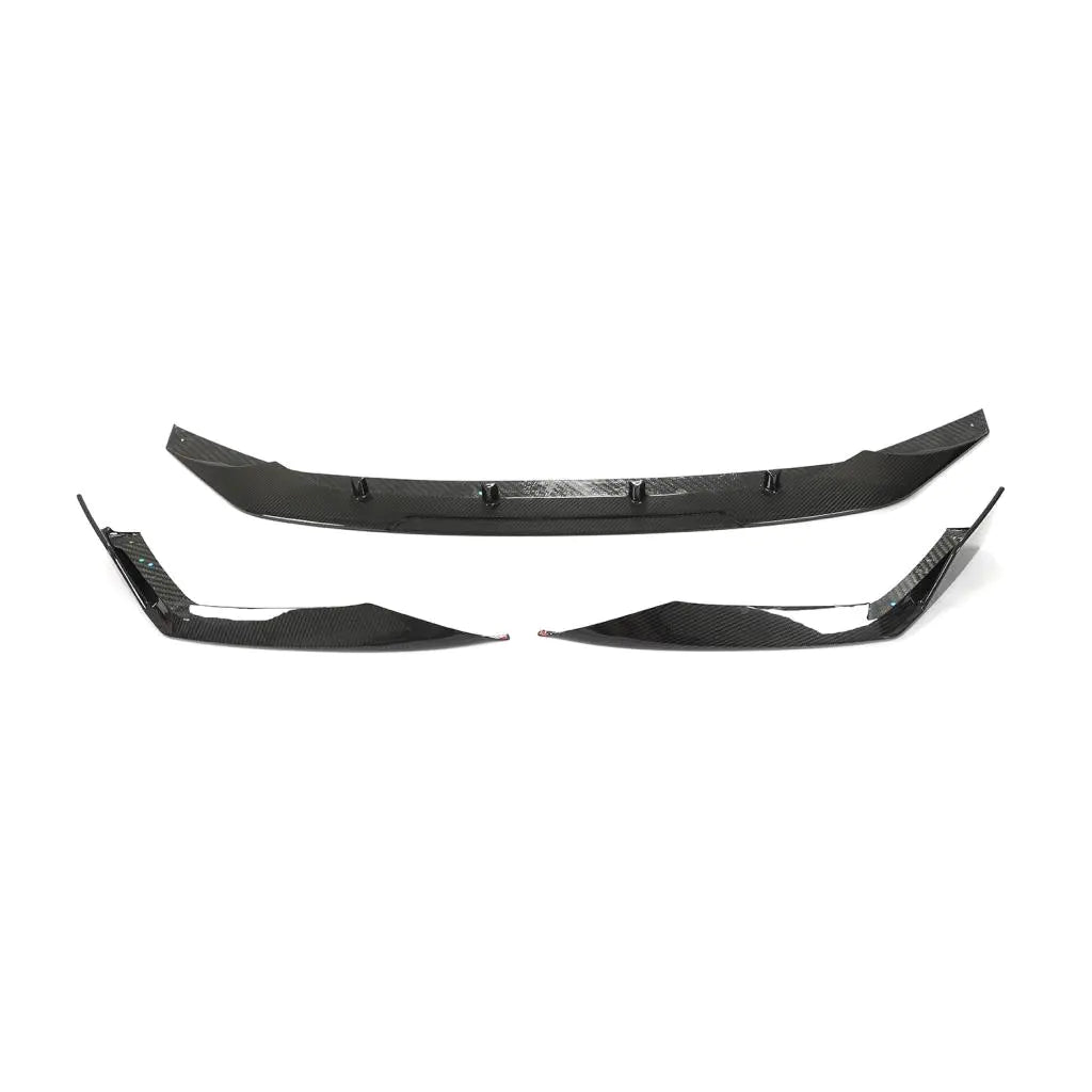 ML-ZDH258-PRO Dry Carbon Fiber RS3 Front Bumper Splitter Lip Kit for Audi RS3 8Y Base Sedan 4-Door 2022