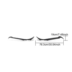 ML-LQ237 C8 Carbon Fiber Bumper Canards for Chevrolet Corvette C8 2020-2021