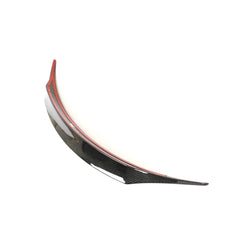 ML-LC007 Real Carbon Fiber Rear Middle Trunk Spoiler Wing Fit For Porsche Macan 2018-2023