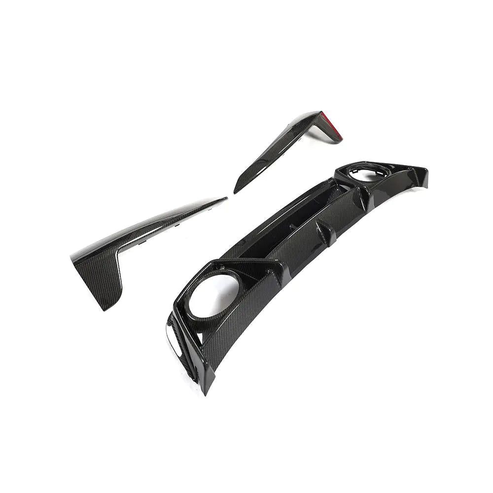 ML-PZJ077-PRO Dry Carbon Fiber 992 Rear Bumper Diffuser for Porsche 911 992 Turbo S Coupe 2-Door 2019-2021