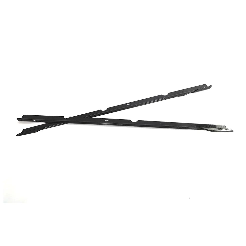 ML-YWW106 Carbon Fiber Side Skirt Extension Lip For KIA Stinger 2018-2022