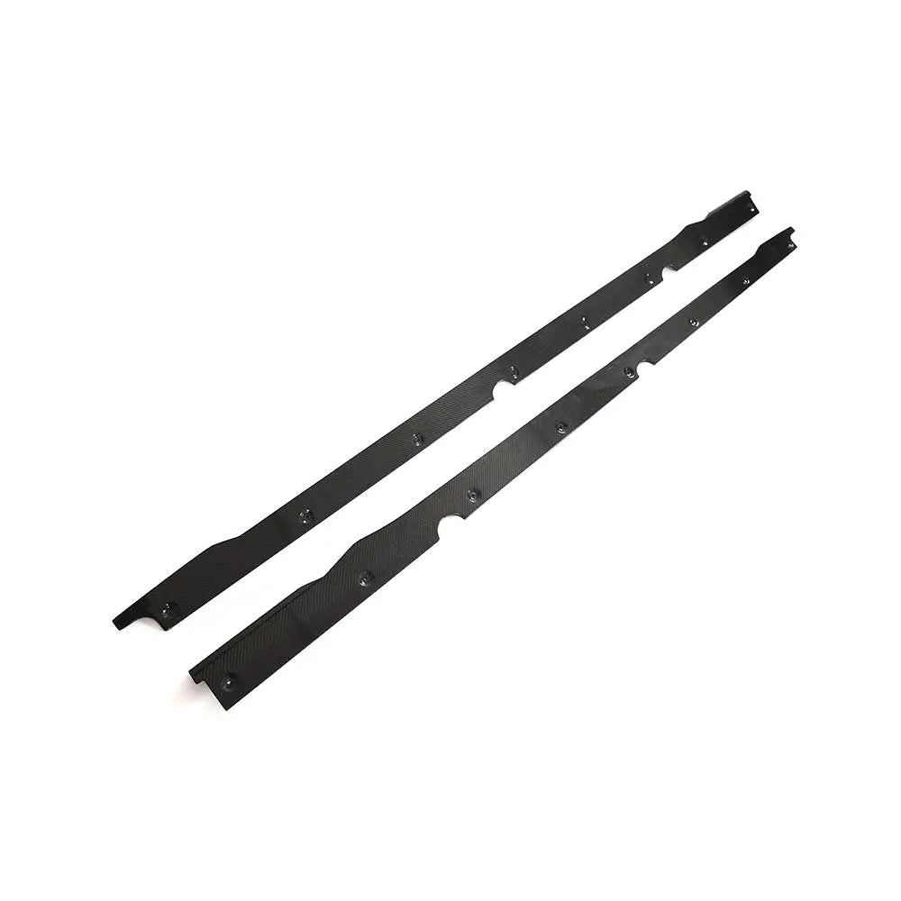 ML-YWW106 Carbon Fiber Side Skirt Extension Lip For KIA Stinger 2018-2022