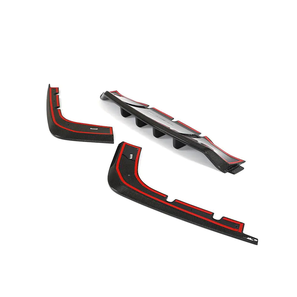 ML-ZDH341 Real Carbon Rear Bumper Diffuser Splitter Lip for KIA Stinger