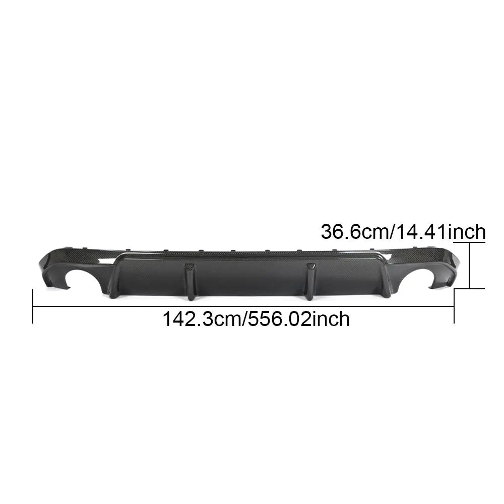 ML-HAX085 G26 Carbon Car Rear Diffuser Lip for BMW 4 Series 2021+ G26 420i 430i 435i M440i 4 Doors