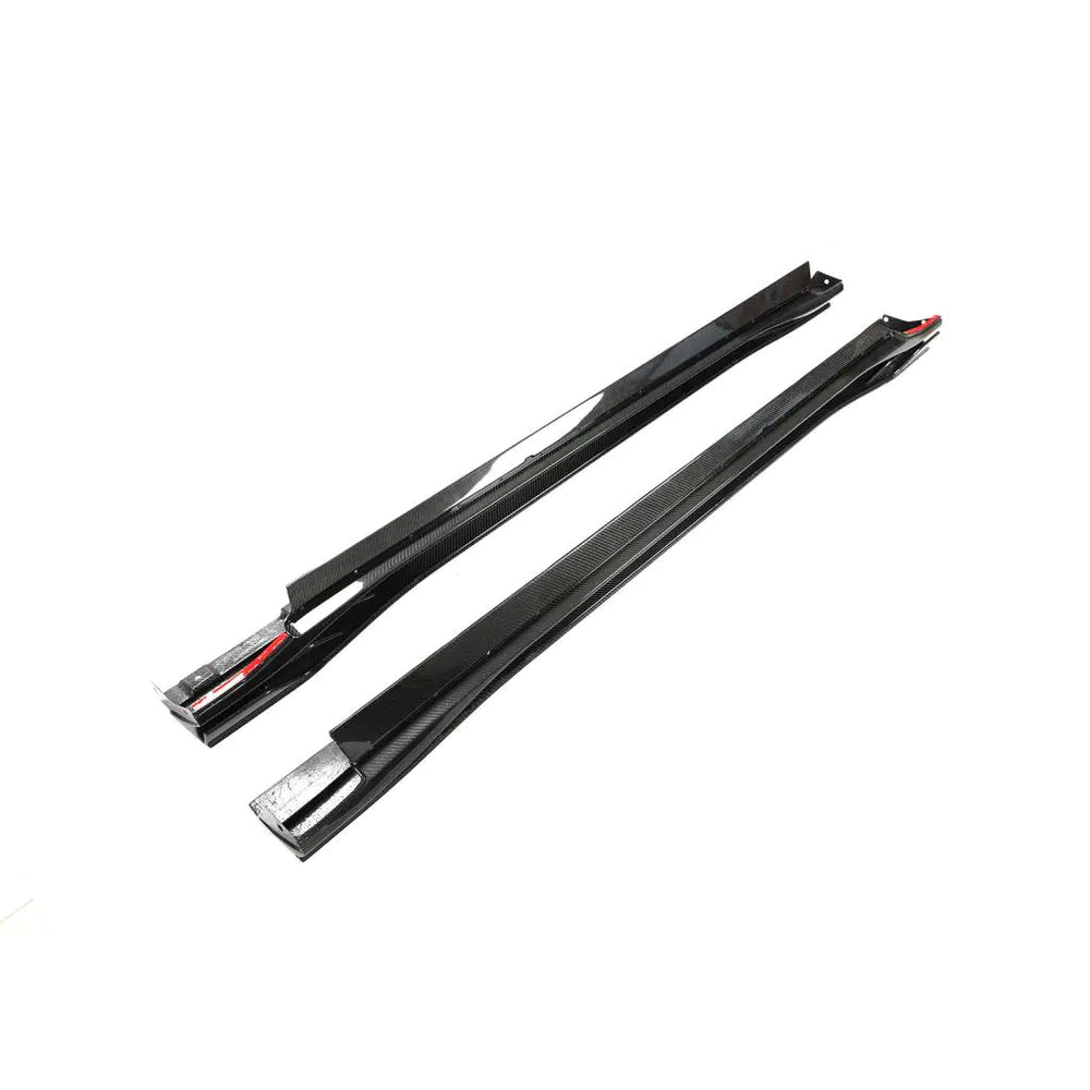 ML-LQ119 Dry Carbon Fiber Side Skirts Extension for BYD Han E-SEED GT 2020