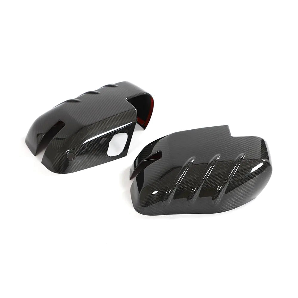 ML-WJM079-PRO Dry Carbon Fiber Exterior Side Rearview Mirror Cover for Ford Bronco 2021-2022