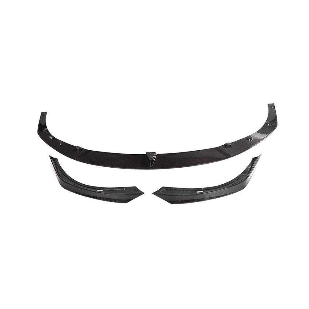 ML-HJW020 JC style Carbon Fiber Car Front Lip for Tesla Model S Plaid 2021-2023