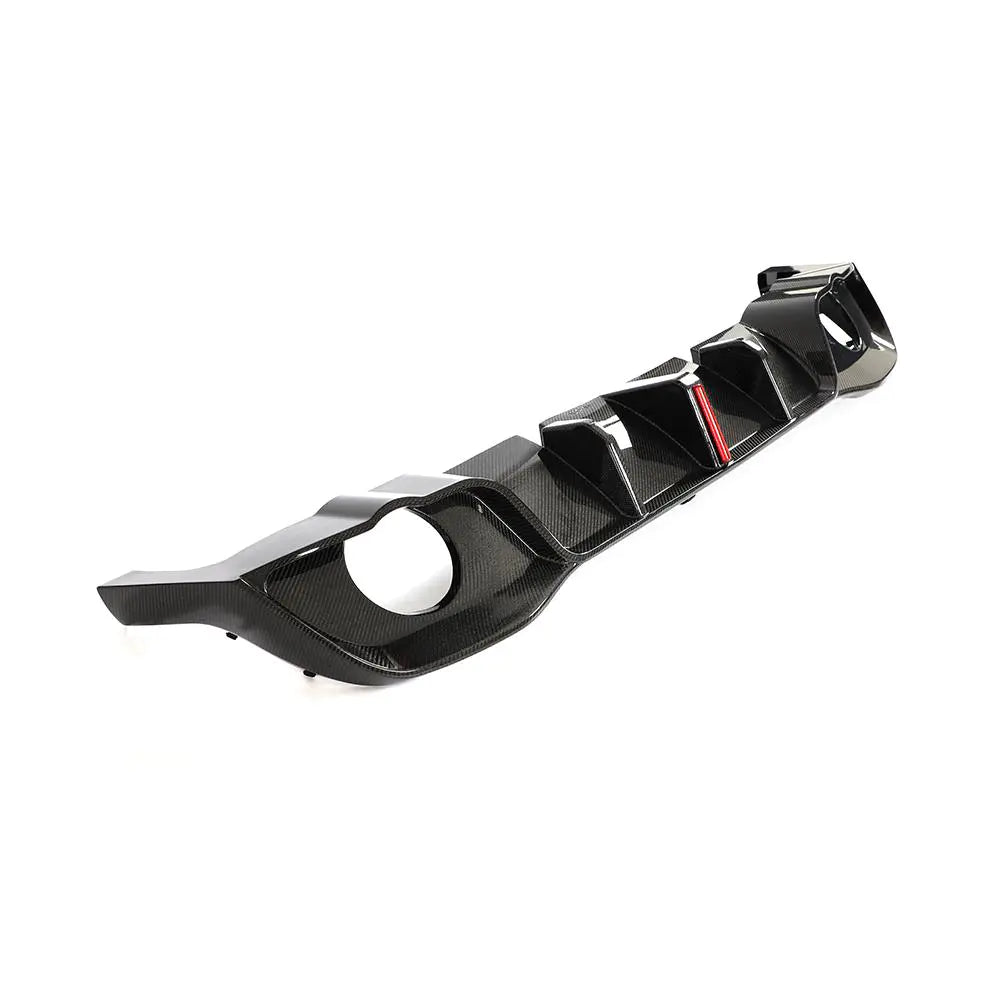 JC-HD498 Carbon Fiber Golf 8 Rear Bumper Diffuser Lip Splitter for VW Golf VIII MK8 GTI Hatchback 4-Door 2021 2022