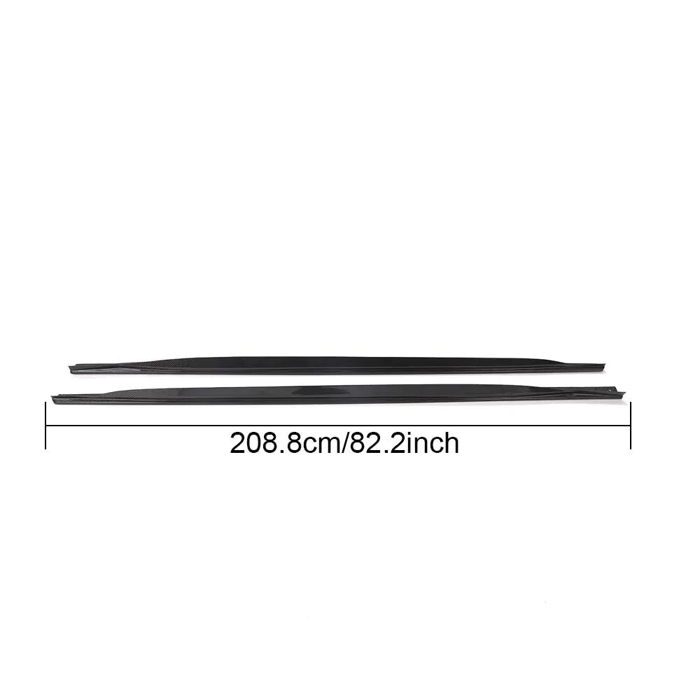 ML-PZJ038-PRO For BMW 4 Series G22/G23 M440i M Sport 2-Door 2020UP Dry Carbon Fiber Side Skirts Door Rocker Panels Extension Lip