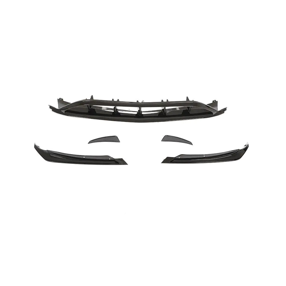 JC-ZYY097-CF Carbon Fiber A45 Front Valance Lip with Canards for Mercedes Benz W176 A250 AMG Style 2013-2018